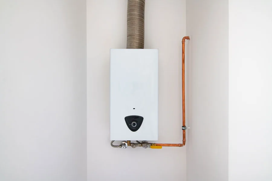 Tankless water heater installation in New Eagle PA
