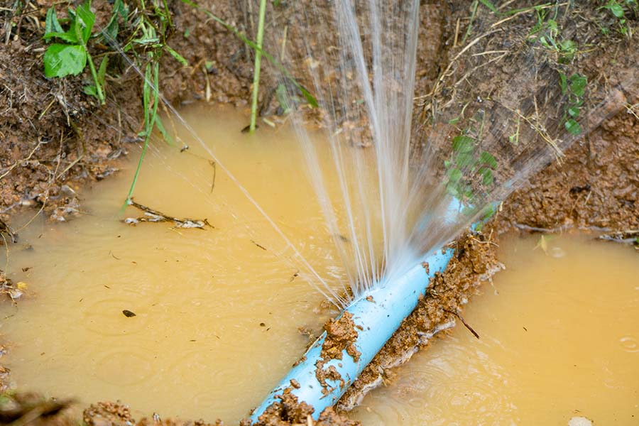 Fixing plumbing leak